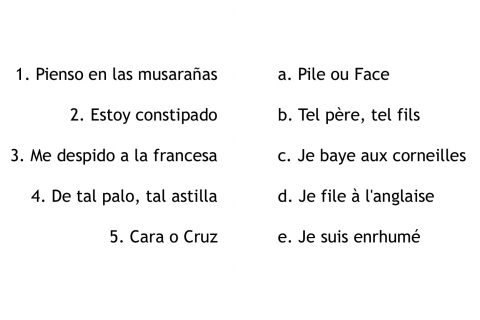 Expressions espagnoles
