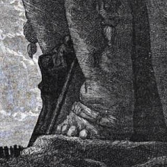 Le pied de l'éléphant de la Bastille par G. Brion via Wikimedia Commons