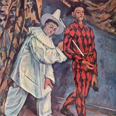 Mardi gras, Pierrot et Arlequin de Paul Cézanne via Wikimedia Commons
