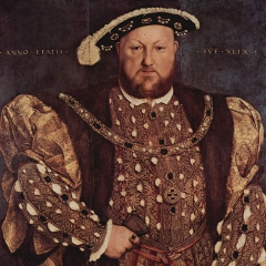 Henry VIII par Hans Holbein via Wikimedia Commons