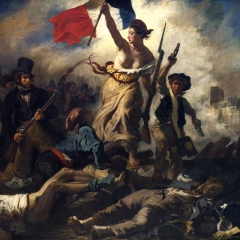 La Liberté guidant le peuple par E. Delacroix via Wikimedia Commons