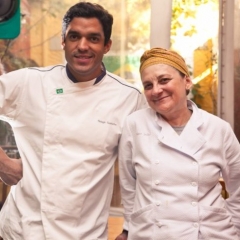 Thiago Castanho et Mara Salles, chefs