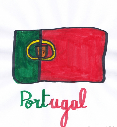 Drapeau portugais par Leo