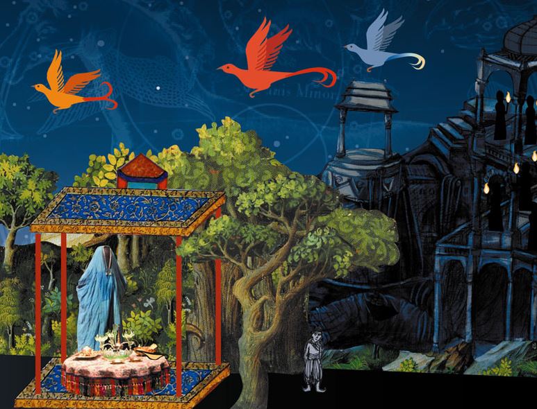 Illustration spectacle "Un beau matin, Aladin" par la Compagnie.